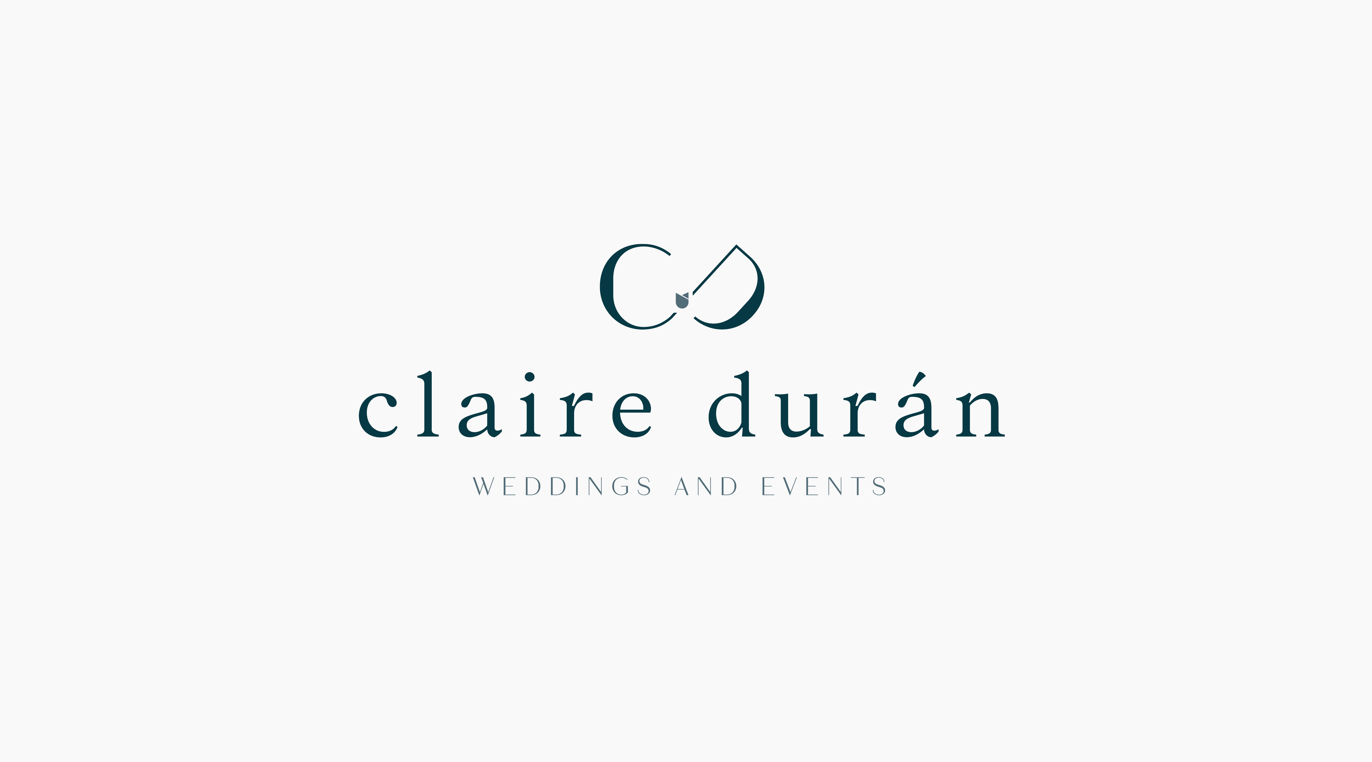 claire duran logo design