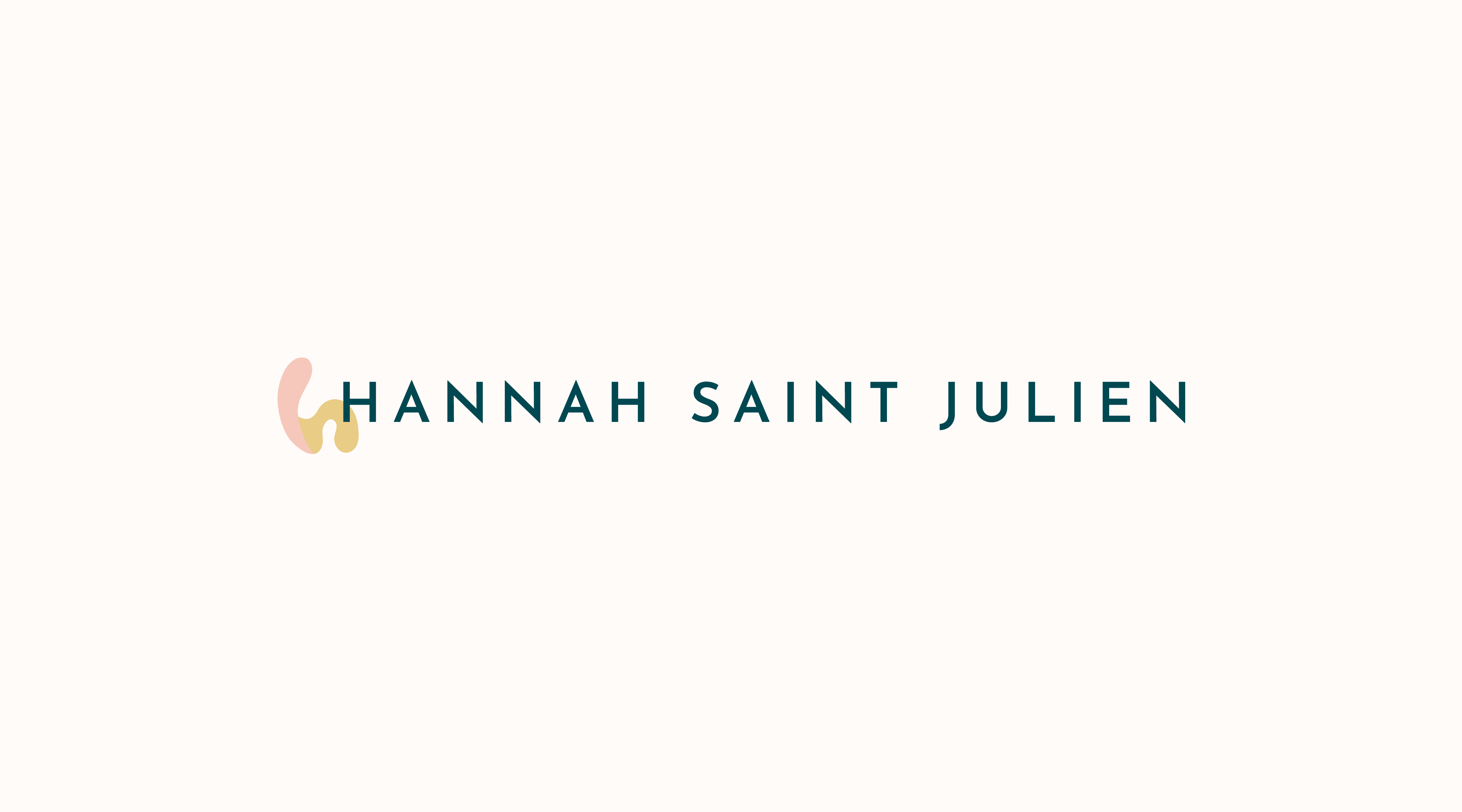 hannah saint julien logo design